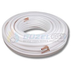 İzolasyonlu Bakır Boru 9 MM Çiftli 1/4-1/2 VRV
