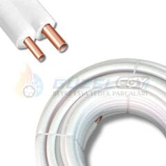 İzolasyonlu Bakır Boru 9 MM Çiftli 1/4-3/8 VRV
